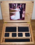 Offering Custom Engraved Jewelry Gift Boxes for as low as $13.50 in volume. Photos and engraving can be incorporated into the personalization.